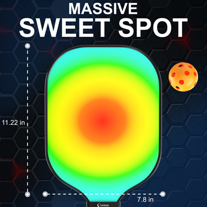 Cartizma Pickleball Paddles Set - Fiberglass Pickleball Paddles, Lightweight 15mm for Men & Women - Includes 2 Rackets, 4 Balls, Carrying Bag Kit with Accessories by USAPA Standard